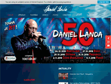 Tablet Screenshot of daniel-landa.cz